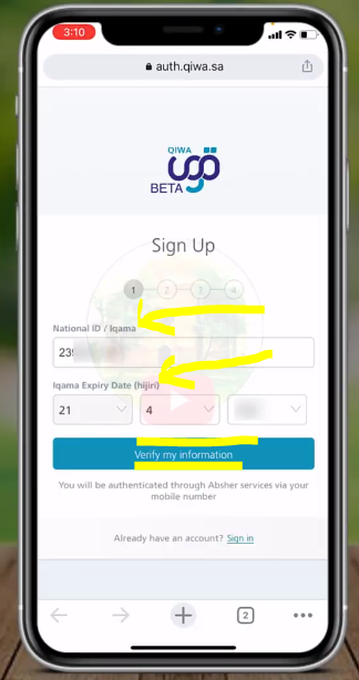 How To Register A Qiwa Account Qiwa Platform Registration Info Omni