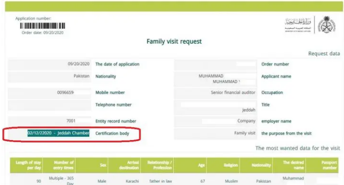 how to check mofa visit visa status