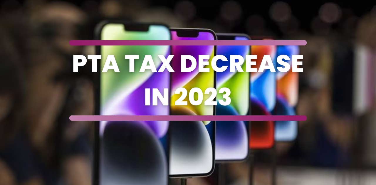 PTA TAX decrease 2023