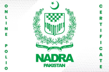 NADRA Polio Certificate